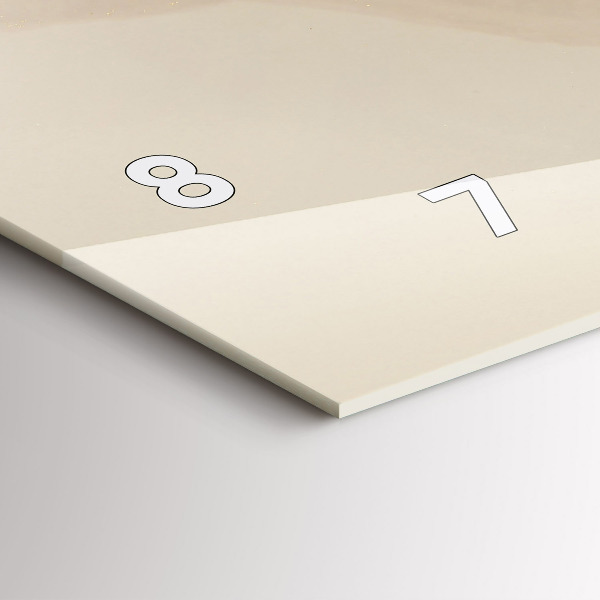 Horloge murale horizontale Art moderne