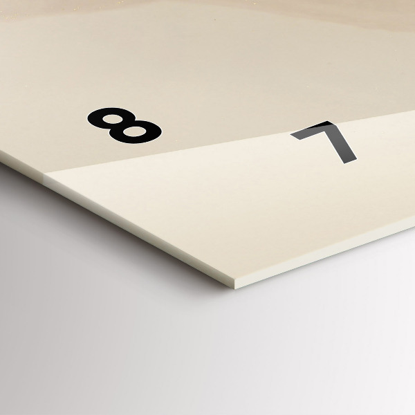 Horloge murale horizontale Art moderne