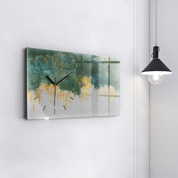 Horloge murale horizontale Motif décoratif