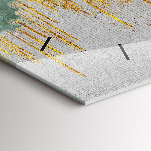 Horloge murale horizontale Motif décoratif