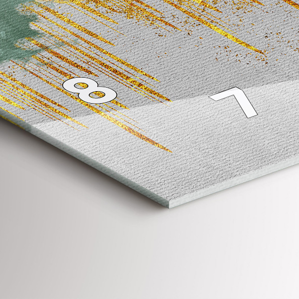 Horloge murale horizontale Motif décoratif