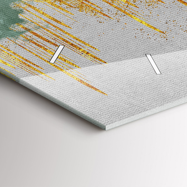 Horloge murale horizontale Motif décoratif