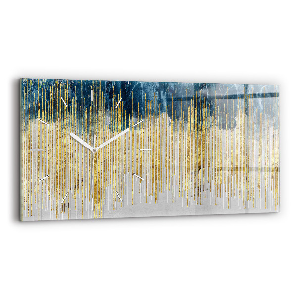 Horloge murale horizontale Motif décoratif