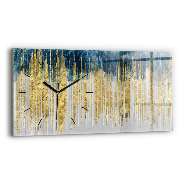 Horloge murale horizontale Motif décoratif