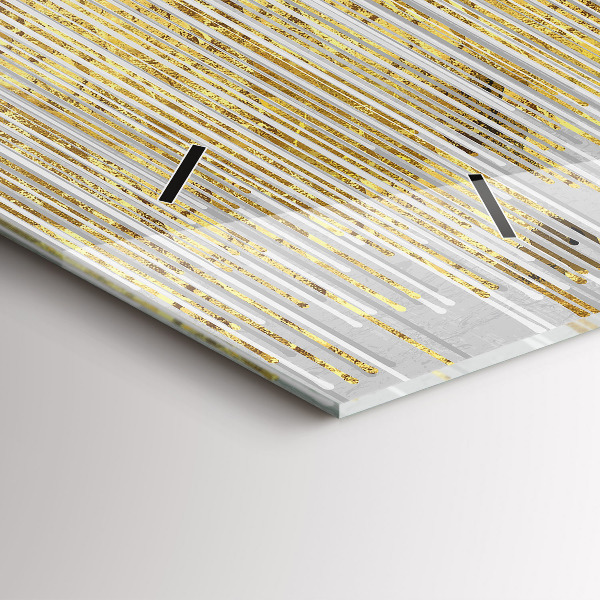 Horloge murale horizontale Motif décoratif