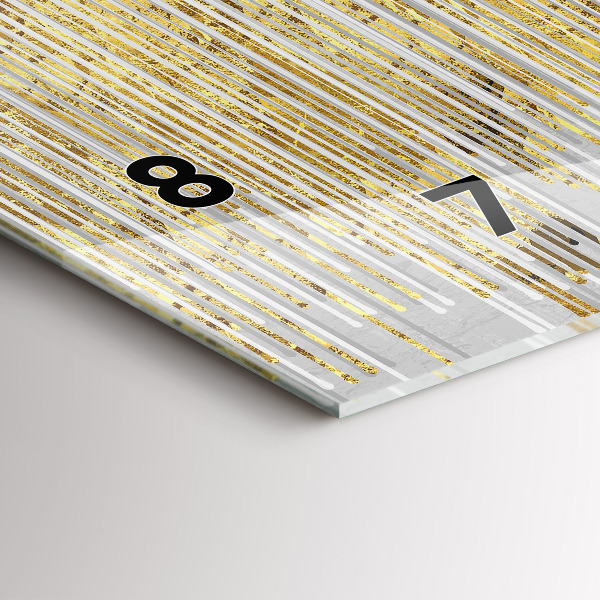 Horloge murale horizontale Motif décoratif