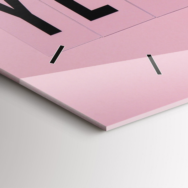 Horloge murale horizontale Oui, tu peux