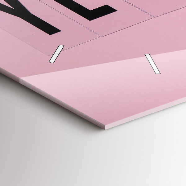 Horloge murale horizontale Oui, tu peux