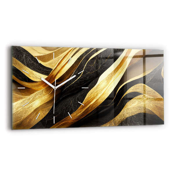 Horloge murale horizontale Abstraction élégante
