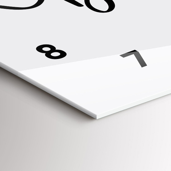 Horloge murale horizontale 'L''inscription Bon voyage'