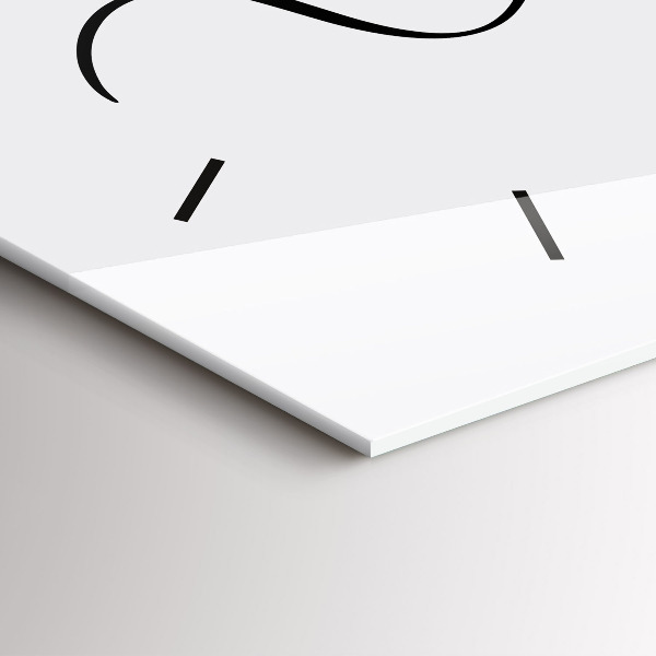 Horloge murale horizontale 'L''inscription Souvenirs'