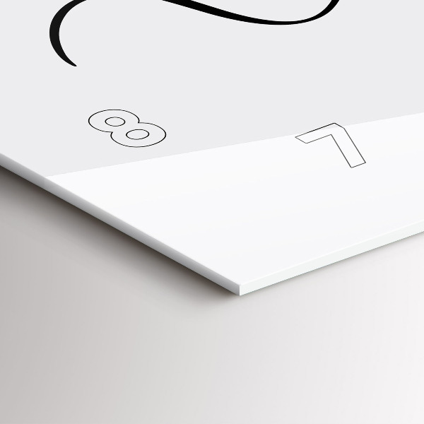 Horloge murale horizontale 'L''inscription Souvenirs'