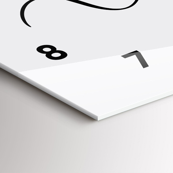 Horloge murale horizontale 'L''inscription Souvenirs'