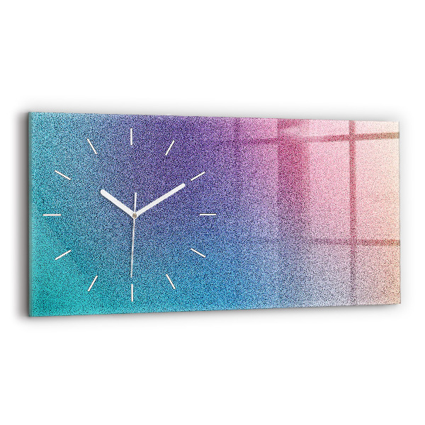Horloge murale horizontale Motif dégradé