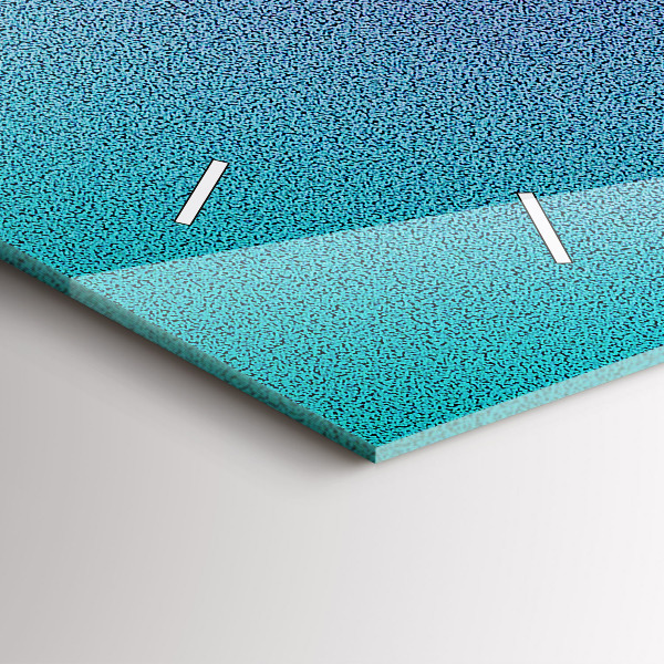 Horloge murale horizontale Motif dégradé