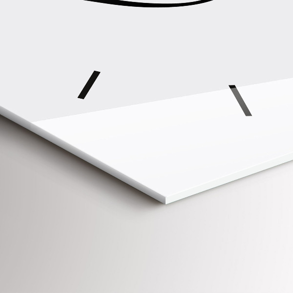 Horloge murale horizontale 'L''inscription Voyage'