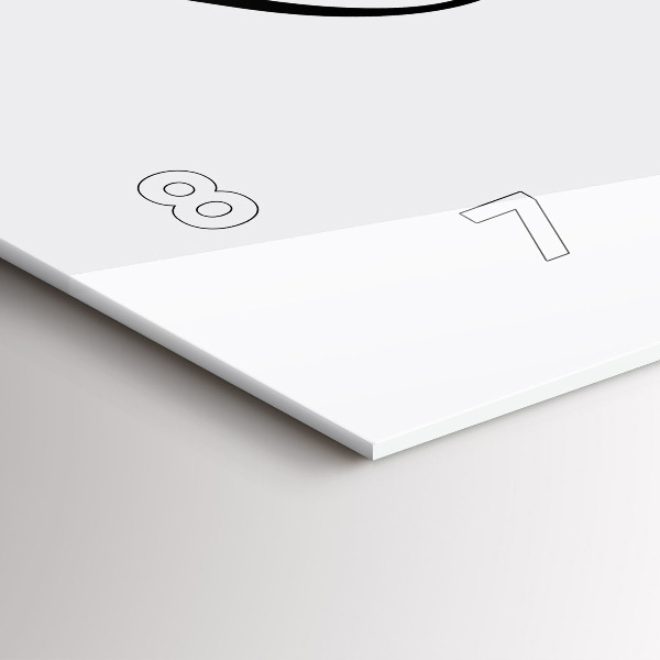 Horloge murale horizontale 'L''inscription Voyage'