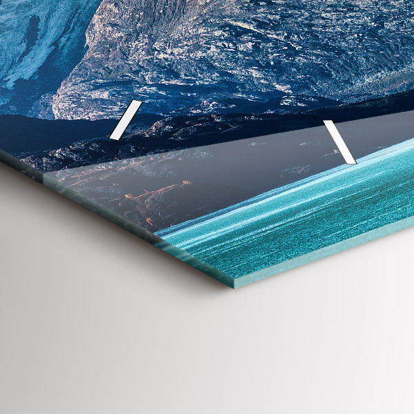 Horloge murale horizontale Eau de baleine