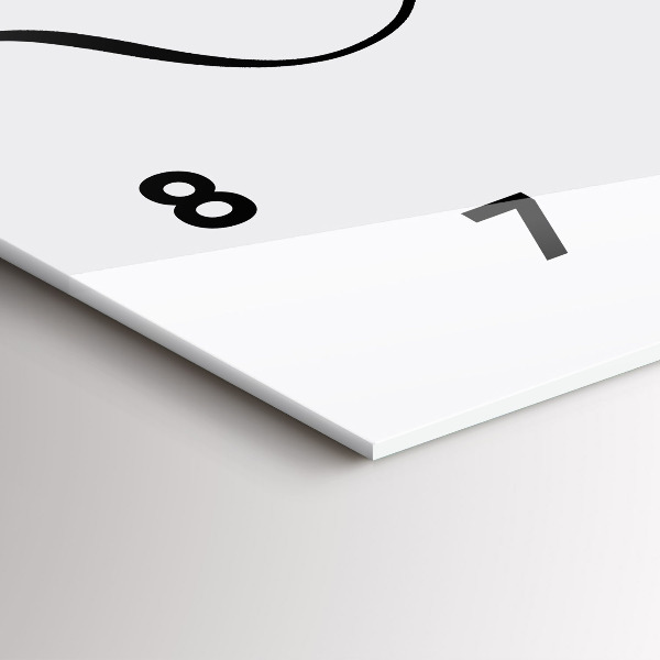 Horloge murale horizontale Inscription aventure