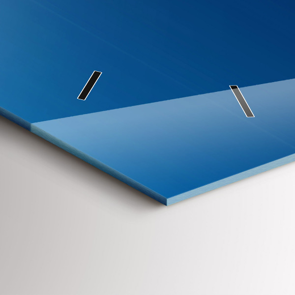 Horloge murale horizontale Abstraction décorative