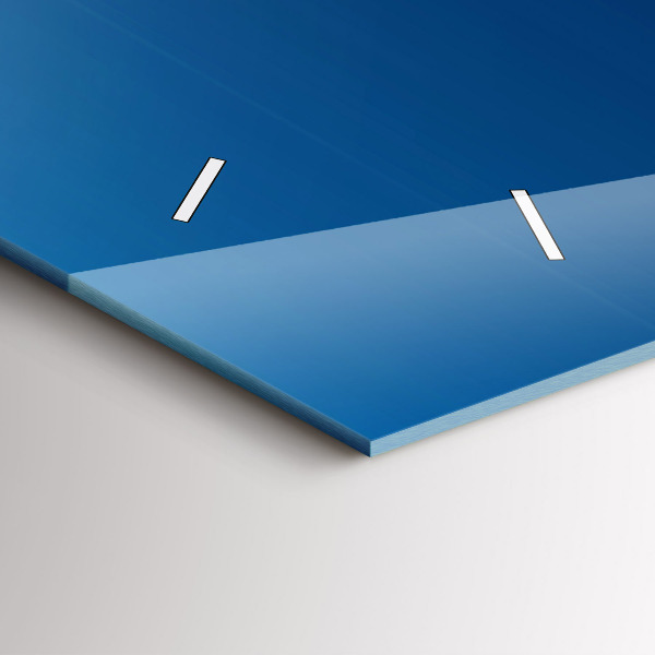 Horloge murale horizontale Abstraction décorative