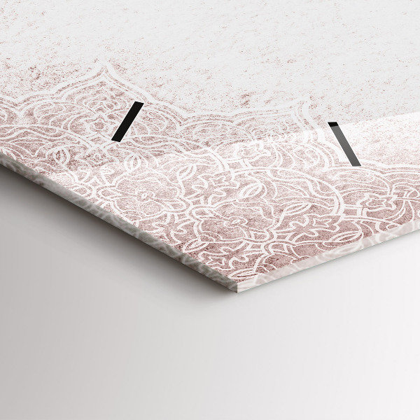 Horloge murale horizontale Motif décoratif