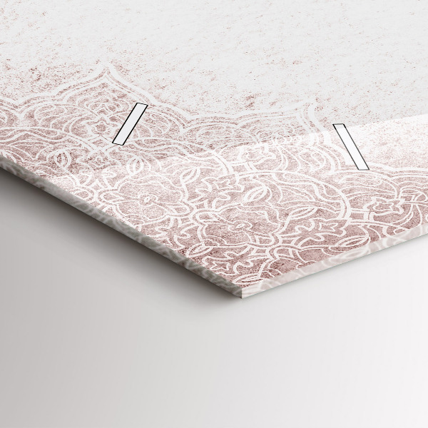 Horloge murale horizontale Motif décoratif