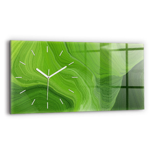 Horloge murale horizontale Ondes modernes