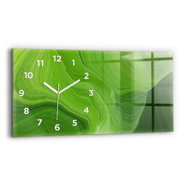 Horloge murale horizontale Ondes modernes