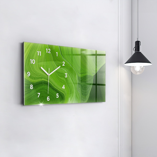 Horloge murale horizontale Ondes modernes