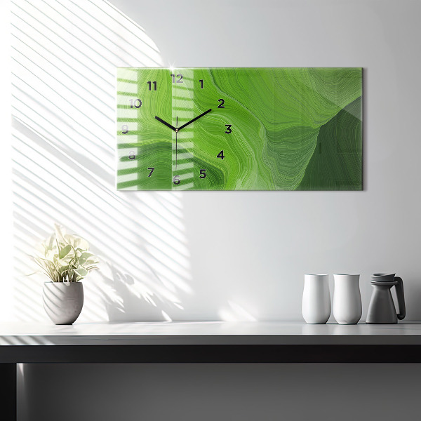 Horloge murale horizontale Ondes modernes
