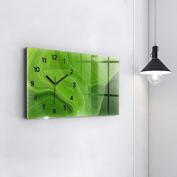 Horloge murale horizontale Ondes modernes