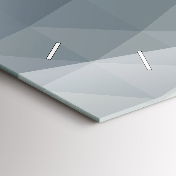 Horloge murale horizontale Abstraction des vagues