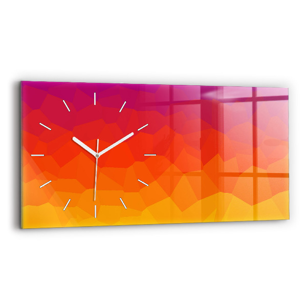 Horloge murale horizontale Lever du soleil