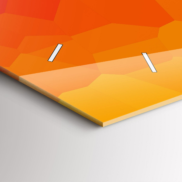 Horloge murale horizontale Lever du soleil