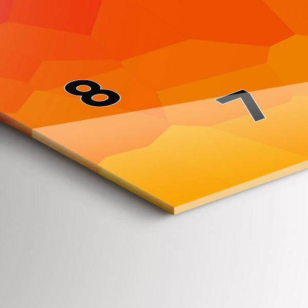 Horloge murale horizontale Lever du soleil