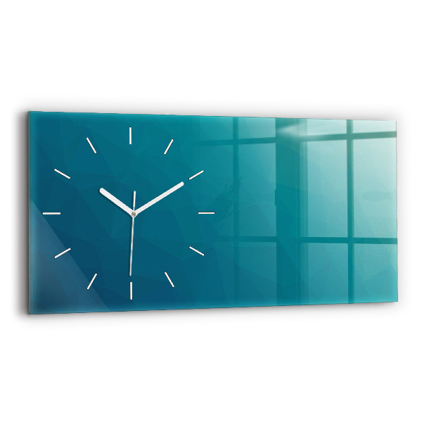 Horloge murale horizontale Abstraction de la mer