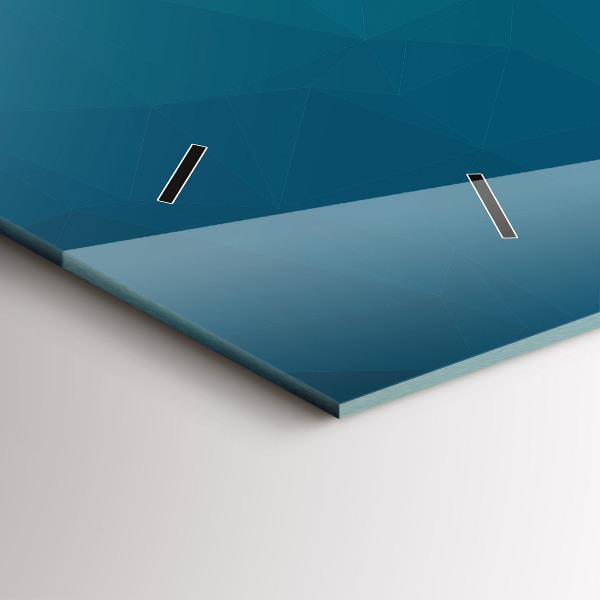 Horloge murale horizontale Abstraction de la mer