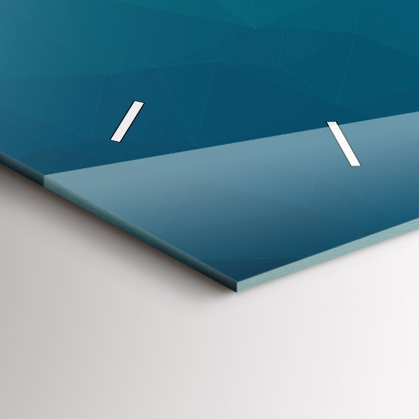 Horloge murale horizontale Abstraction de la mer