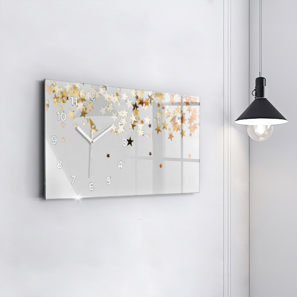 Horloge murale horizontale Étoiles