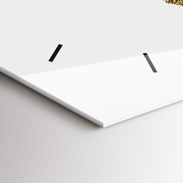 Horloge murale horizontale Carte du monde