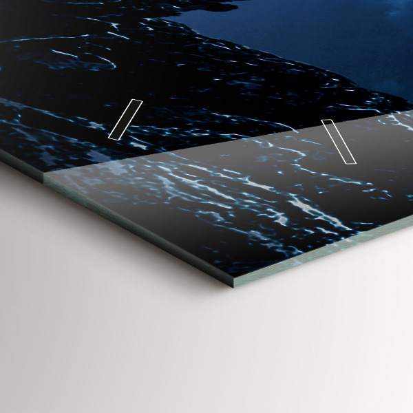 Horloge murale horizontale Grande Galaxie