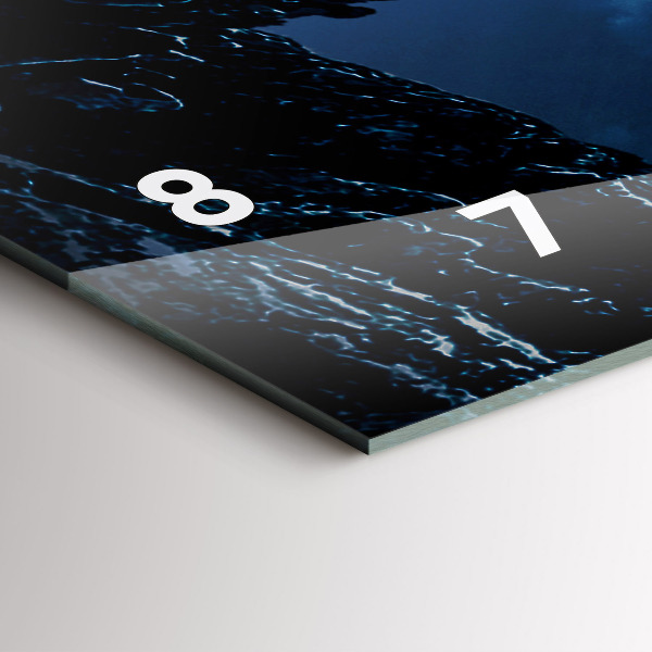 Horloge murale horizontale Grande Galaxie