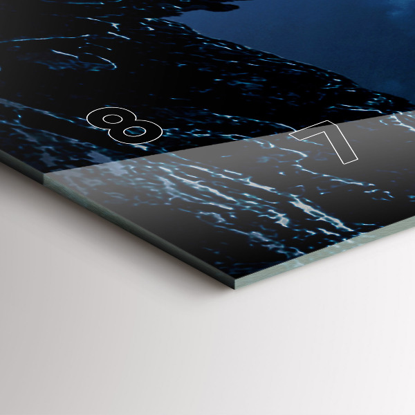 Horloge murale horizontale Grande Galaxie