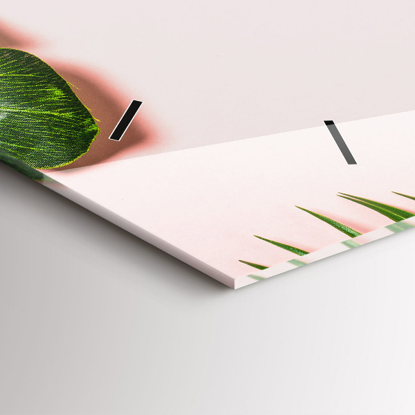 Horloge rectangulaire horizontale Ambiance estivale