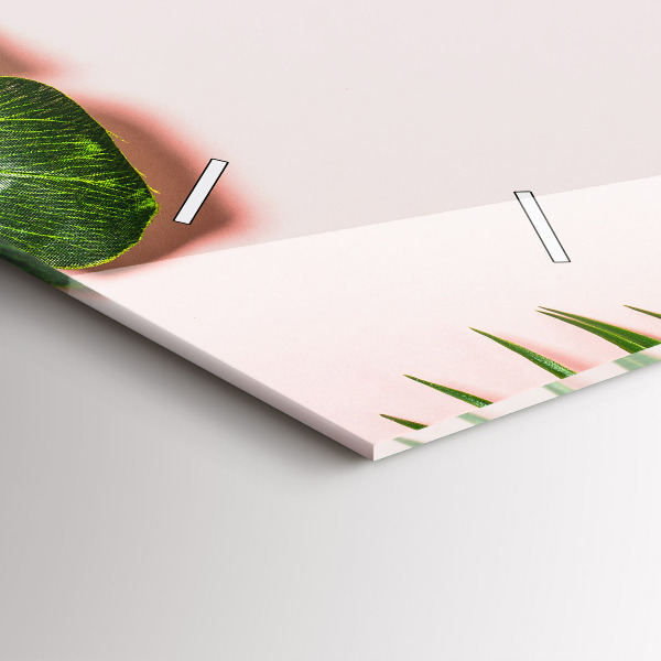 Horloge rectangulaire horizontale Ambiance estivale