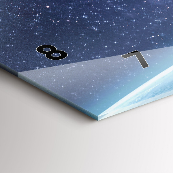 Horloge rectangulaire horizontale Astronaute