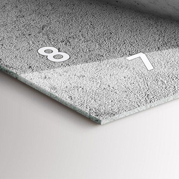 Horloge rectangulaire horizontale 'Triangles d''abstraction'