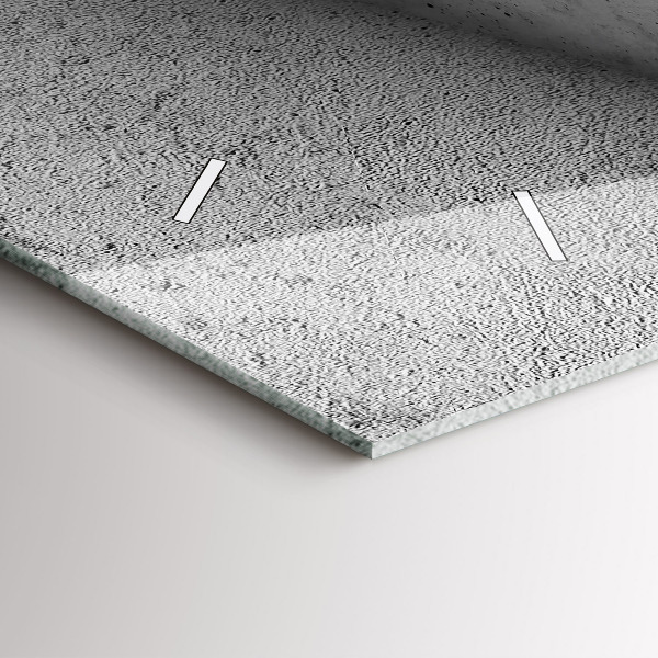 Horloge rectangulaire horizontale 'Triangles d''abstraction'