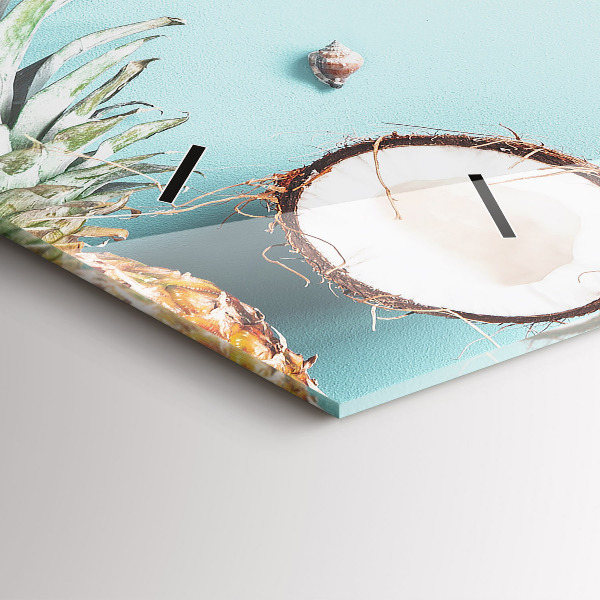 Horloge rectangulaire horizontale 'Composition d''été'